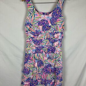 Lulu-B Multicolor Abstract Dress